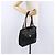Borsa Tote PRADA Nylon Pelle Nero Tono Oro Auth am12459V - vista 26