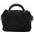 Borsa PRADA Suede Black Gold Auth 197809 Nero D'oro - vista 2