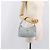 PRADA Accessory Pouch Nylon Light Blue Silver Auth 200143 Silvery - view 21