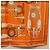 Hermès HERMES Carré 40 Seidentuch "BRIDES ET FRONTAUX" Orange White Auth am12333M Weiß - Ansicht 11