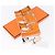 Hermès HERMES Carré 40 Seidentuch "BRIDES ET FRONTAUX" Orange White Auth am12333M Weiß - Ansicht 13