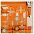 Hermès HERMES Carré 40 Seidentuch "BRIDES ET FRONTAUX" Orange White Auth am12333M Weiß - Ansicht 9