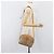 Céline Borsa a tracolla CELINE Macadam Canvas PVC Beige Gold Auth 196864 D'oro - vista 23