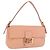 Borsa a tracolla FENDI Mamma Baguette in pelle rosa e oro Auth yk20830SAM