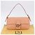 Borsa a tracolla FENDI Mamma Baguette in pelle rosa e oro Auth yk20830SAM - vista 12