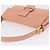 Borsa a tracolla FENDI Mamma Baguette in pelle rosa e oro Auth yk20830SAM - vista 6