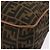 Borsa a tracolla FENDI Zucca Canvas Nero Marrone Auth 197722A - vista 16