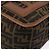 Borsa a tracolla FENDI Zucca Canvas Nero Marrone Auth 197722A - vista 9