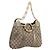 Bamboo GUCCI GG Canvas Schultertasche mit Bambuskette Beige Goldfarben 135962 Auth yk20863SAM