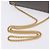 Borsa a tracolla Chain Kate SAINT LAURENT in pelle grigia e oro Auth ka5887M Marrone D'oro - vista 7