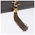 Borsa a tracolla Chain Kate SAINT LAURENT in pelle grigia e oro Auth ka5887M Marrone D'oro - vista 9