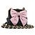 Borsa a tracolla CHANEL Chain Matelasse in pelle verniciata Nero Oro CC Auth 195256M D'oro