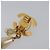 Orecchini CHANEL Turn Lock metallo Gold CC Auth 199733V D'oro - vista 13