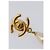 Orecchini CHANEL Turn Lock metallo Gold CC Auth 199733V D'oro - vista 15
