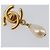 Orecchini CHANEL Turn Lock metallo Gold CC Auth 199733V D'oro - vista 16