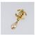 Orecchini CHANEL Turn Lock metallo Gold CC Auth 199733V D'oro - vista 18