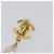 Orecchini CHANEL Turn Lock metallo Gold CC Auth 199733V D'oro - vista 19