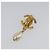 Orecchini CHANEL Turn Lock metallo Gold CC Auth 199733V D'oro - vista 6