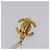 Orecchini CHANEL Turn Lock metallo Gold CC Auth 199733V D'oro - vista 7