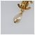Orecchini CHANEL Turn Lock metallo Gold CC Auth 199733V D'oro - vista 9