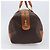Céline CELINE Macadam Boston Bag PVC Leather Brown Gold Tone Auth 196408A - view 4