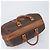 Céline CELINE Macadam Boston Bag PVC Leather Brown Gold Tone Auth 196408A - view 6