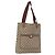 Borsa Tote GUCCI GG Supreme Web Sherry Line PVC Beige Oro 39 02 003 Auth 199642
