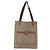 Borsa Tote GUCCI GG Supreme Web Sherry Line PVC Beige Oro 39 02 003 Auth 199642 - vista 13