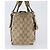 Borsa a mano GUCCI GG Canvas Beige Tono Oro 139261 Auth 200155 - vista 4