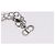 Collana Christian Dior metallo Silver Auth ka5906 Argento - vista 12