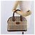 Borsa a mano Burberrys Nova Check PVC Beige Gold Auth 197676 D'oro - vista 25