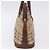 Borsa a mano Burberrys Nova Check PVC Beige Gold Auth 197676 D'oro - vista 4