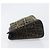 Borsa a pochette FENDI Zucca Canvas Nero e Marrone Auth 197770 - vista 4