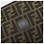 Borsa a pochette FENDI Zucca Canvas Nero e Marrone Auth 197770 - vista 8