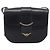 Borsa a tracolla CARTIER Sapphire Line in pelle nera e oro Auth ki6781A Nero D'oro - vista 13
