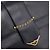 Borsa a tracolla CARTIER Sapphire Line in pelle nera e oro Auth ki6781A Nero D'oro - vista 17
