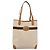 Bolso GUCCI Micro GG Supreme Web Sherry Line PVC Blanco 002 123 0131 Auth 197690 Dorado - vista 13