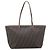 Borsa Tote FENDI Zucca Canvas PVC Marrone Nero Auth 196868 - vista 2