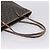 Borsa Tote FENDI Zucca Canvas PVC Marrone Nero Auth 196868 - vista 7