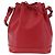Borsa a tracolla LOUIS VUITTON Epi Noe Rossa M44007 LV Auth BA14922A Rosso - vista 13