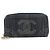 CHANEL COCO Mark Coin Purse Denim Blue Gold CC Auth 196884A Golden - view 13