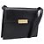 Borsa a tracolla Christian Dior in pelle nera e oro Auth 200949 Nero D'oro