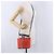 Sac à épaule à chaîne CHANEL Matelassé en cuir Caviar 2 voies Rouge Argent CC Auth 197163M Argenté - vue 26