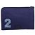 Borsa a pochette VALENTINO Canvas Navy Silver Auth BA15372A Argento Blu navy - vista 2