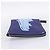 Borsa a pochette VALENTINO Canvas Navy Silver Auth BA15372A Argento Blu navy - vista 4