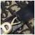 Bolso de hombro con cadena Christian Dior Trotter Canvas Navy Gold Auth 199115 Dorado Azul marino - vista 10