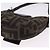 Borsa a Mano Mini Croissant FENDI Zucca Canvas Nero Marrone Argento Auth ka5829A - vista 16
