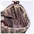 Borsa a Mano Mini Croissant FENDI Zucca Canvas Nero Marrone Argento Auth ka5829A - vista 20