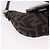 Borsa a Mano Mini Croissant FENDI Zucca Canvas Nero Marrone Argento Auth ka5829A - vista 9