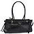 Borsa PRADA Bonnie in pelle 2 vie Nero Oro Auth 197332SAM D'oro